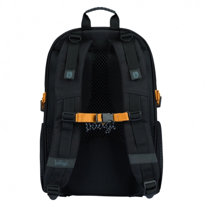 BAAGL Sac à dos scolaire Core Métallique Bronze