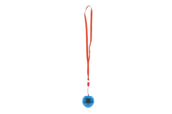 Pendentif électronique pour animaux avec cordelette en plastique 5x6cm avec piles mélange de couleurs 10,5x15x2cm