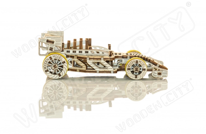 WOODEN CITY 3D puzzle Voiture de Course Bolid 108 pièces