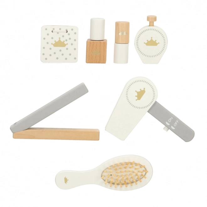 Coiffeuse en bois pour filles Bella avec accessoires