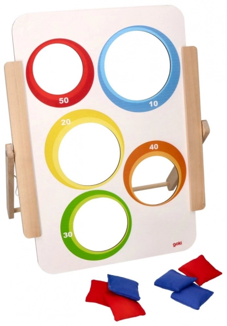 Jeu de lancer de sacs