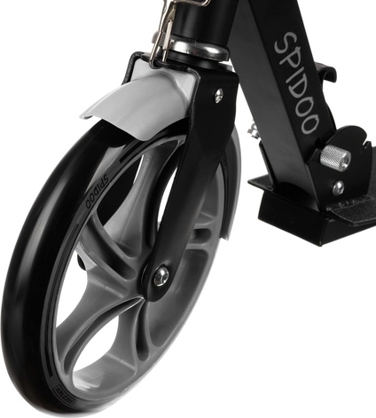 Trottinette de ville pliable pour enfants avec grandes roues (200 mm) – gris