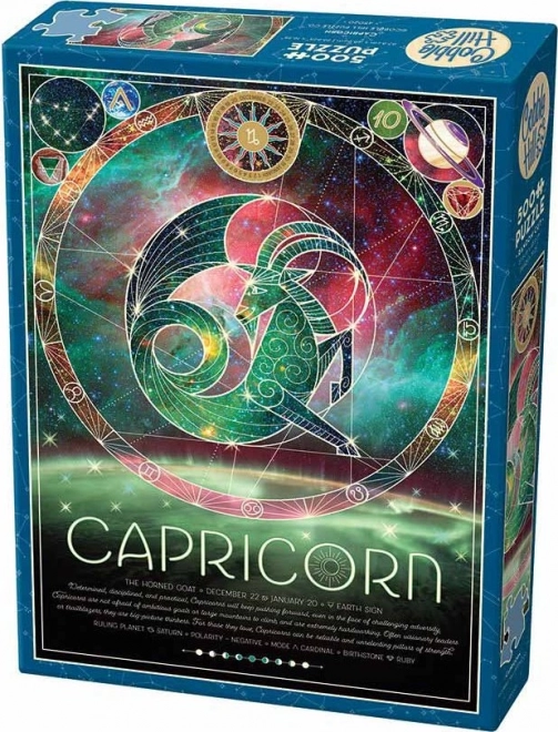 COBBLE HILL Puzzle Signe du zodiaque : Capricorne 500 pièces