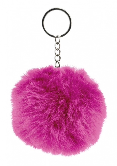 Porte-clés Poilu BAAGL, rose