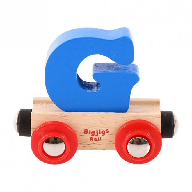 Bigjigs Rail wagonnet en bois - lettre G