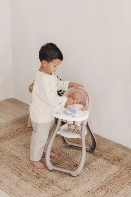 Chaise haute beige pour poupées BN