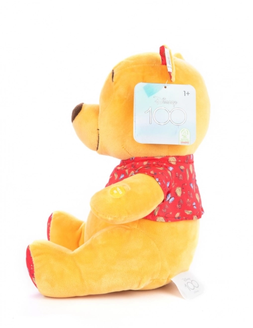 Ourson Winnie l'Ourson en peluche interactif avec son 28 cm