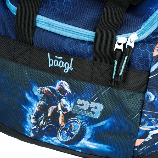 BAAGL Sac de sport pour enfants Motocyclette