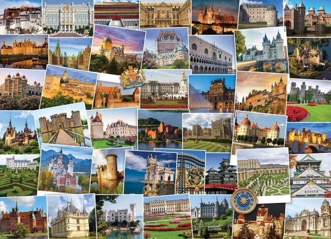 Eurographics Puzzle Globe-trotter – Châteaux et palais 1000 pièces