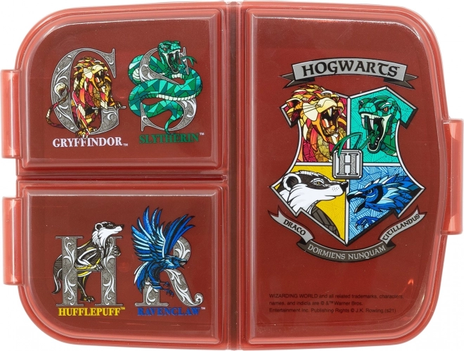 STOR Multi Box à goûter Harry Potter : Blasons des maisons de Poudlard