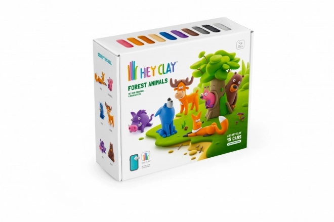Hey Clay ensemble de pâte à modeler Animaux des bois