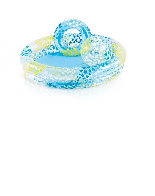 Ensemble de piscine fruits et flamant rose