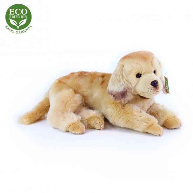 Rappa Chien en peluche Retriever doré allongé 32 cm ECO-FRIENDLY
