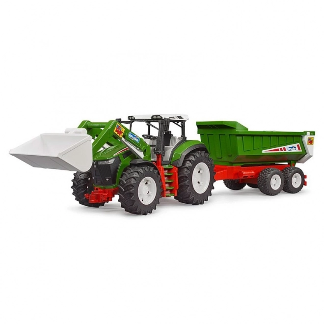 Bruder Tracteur ROADMAX avec chargeur frontal et remorque