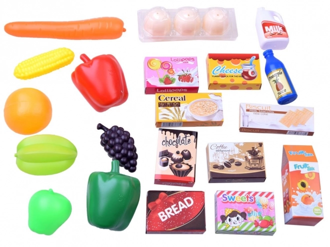 Supermarché pour enfants avec caisse et scanner