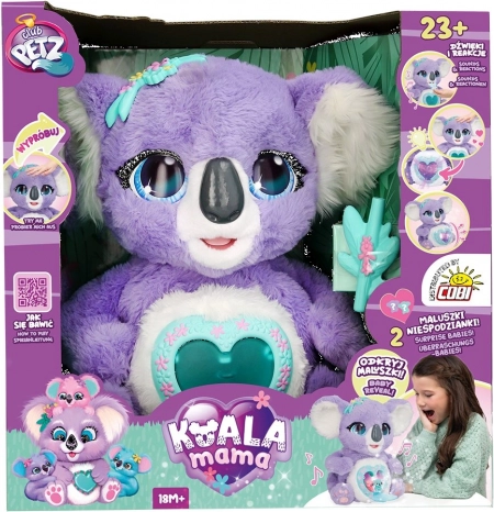 koala maman en peluche interactive CLUB PETZ d’IMC Toys