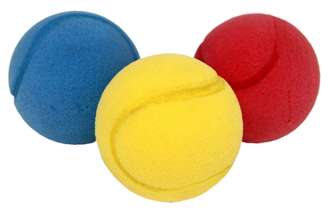 Ballons colorés en mousse pour soft tennis - 3 pièces
