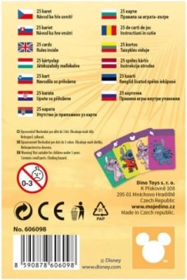 Stitch Černý Petr - jeu de cartes