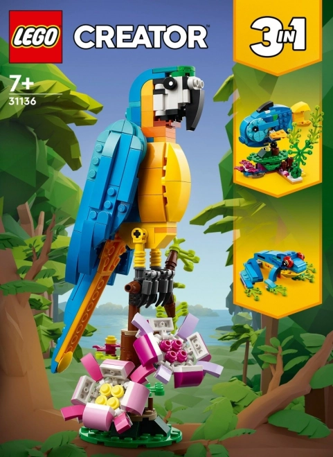 LEGO Creator 3 en 1 31136 Perroquet exotique