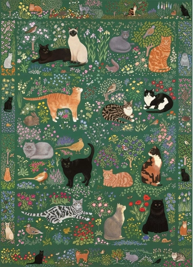 Puzzle Tapisserie de Jardin 1000 pièces de Gibsons