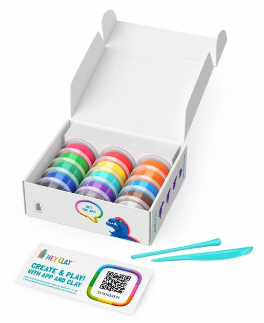 Ensemble Hey Clay Mega Dinosaurs en pâte plastique