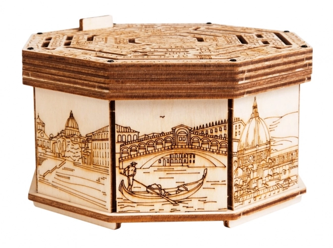 Boîte casse-tête en bois 3D Secret Maze