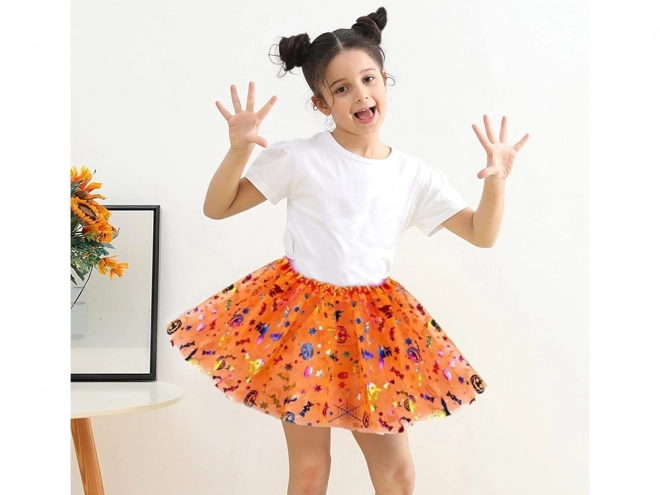 Costume d'Halloween avec serre-tête et jupe tutu