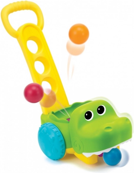 Trottinette crocodile avec balles