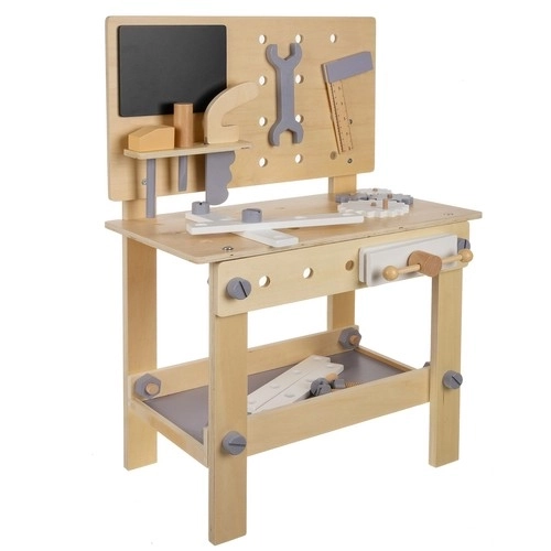 Kruzzel 24820 Atelier en bois pour enfants avec outils