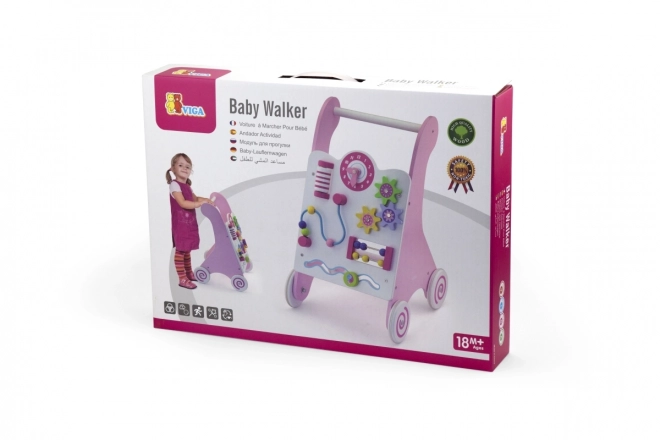 Trotteur rose pour filles