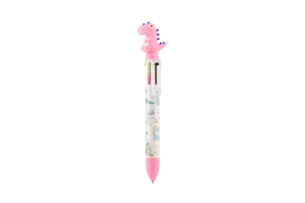 Stylo/Dinosaure crayon six couleurs en plastique 17cm 4 couleurs