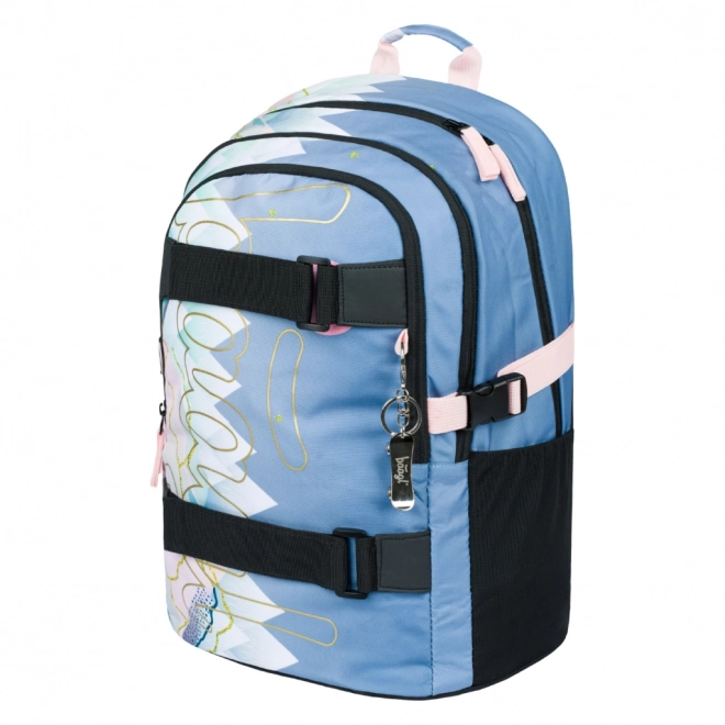 BAAGL Sac à dos scolaire Skate Moon