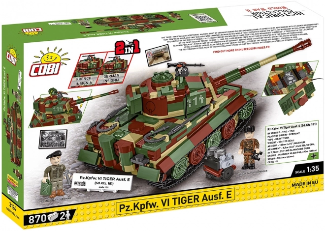 Modèle de char Tiger I de 870 pièces