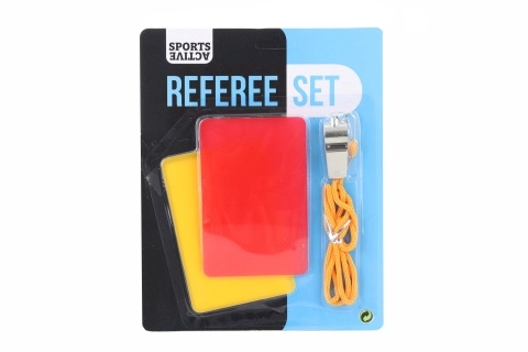 Sifflet+carte rouge et jaune