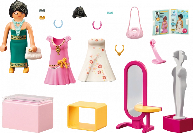 PLAYMOBIL® City Life 70677 Set cadeau Boutique avec mode de soirée
