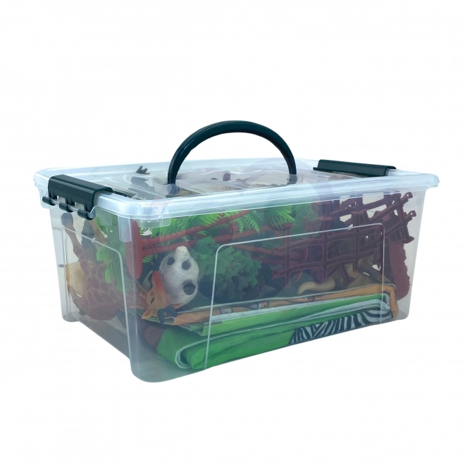 Figurines Safari et tapis de jeu Woopie
