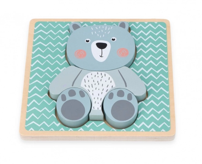 Puzzle en bois pour enfants - Ours