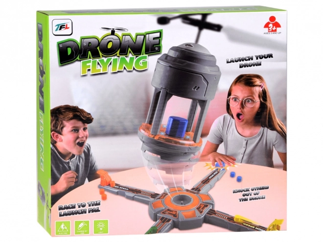 Jeu de compétences avec drone volant