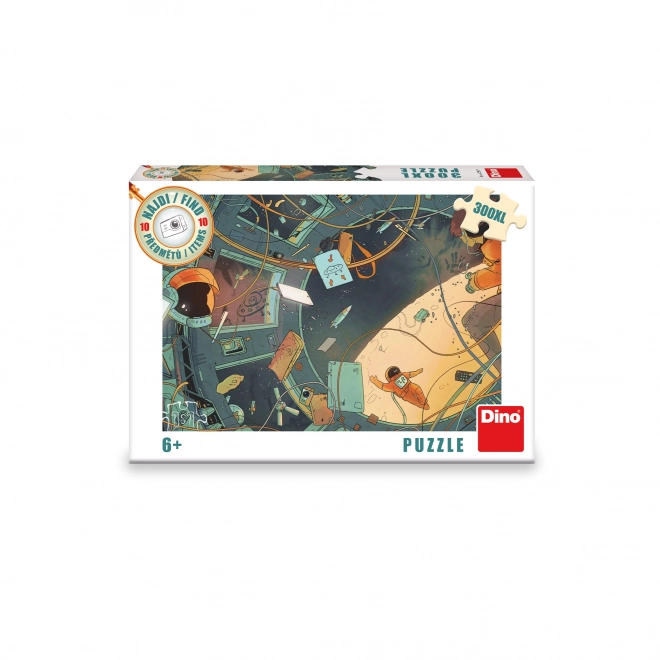 Puzzle Univers - Trouver 10 objets 47x33cm 300 pièces XL dans une boîte 27x19x4cm