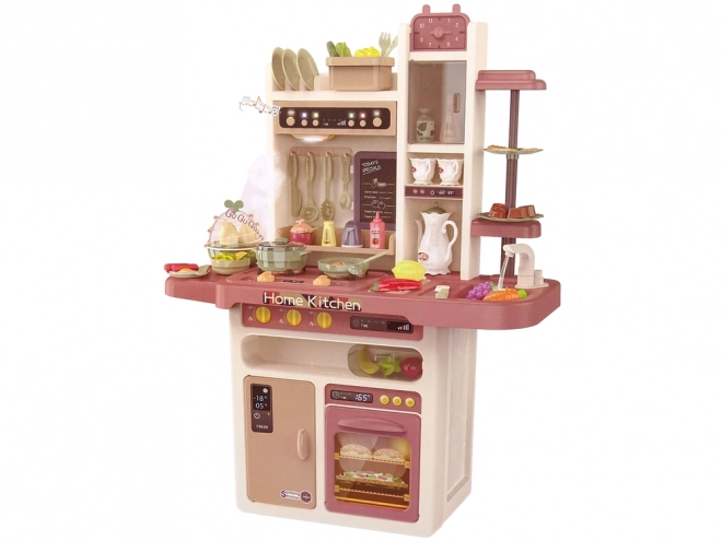 Cuisine pour enfants avec eau, vapeur et sons - 65 accessoires