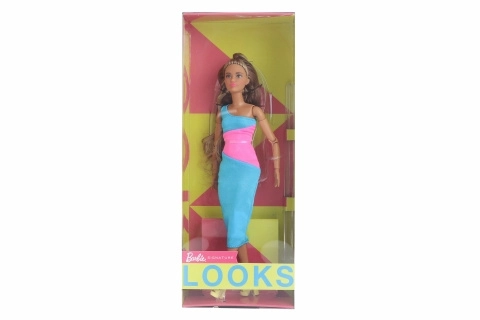Barbie Looks brunette avec queue de cheval HJW82