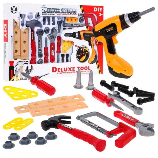 Kit pour bricoleurs + tournevis interactif - 26 pièces