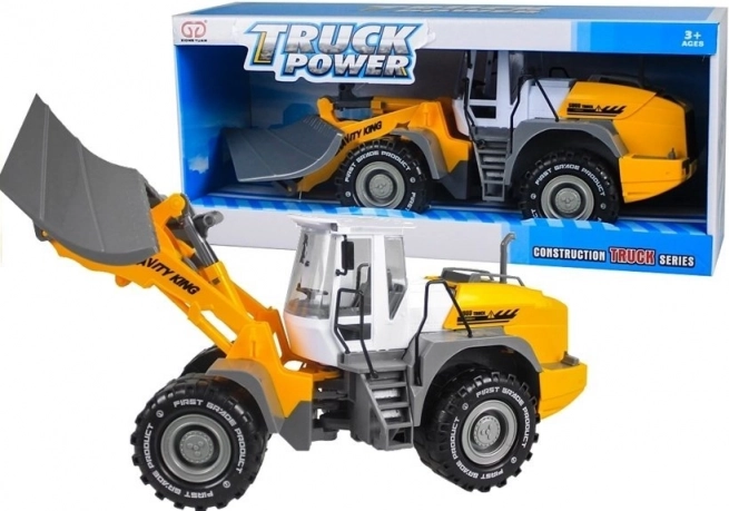 Grand bulldozer en plastique à propulsion