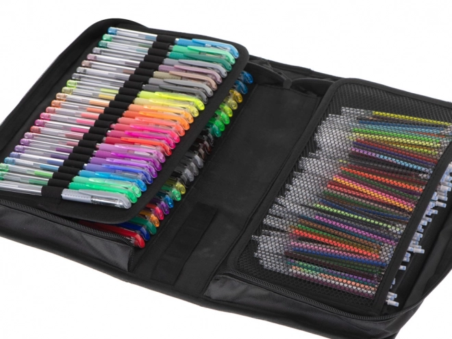 Ensemble de stylos gel colorés avec recharges en plus - 120 pièces