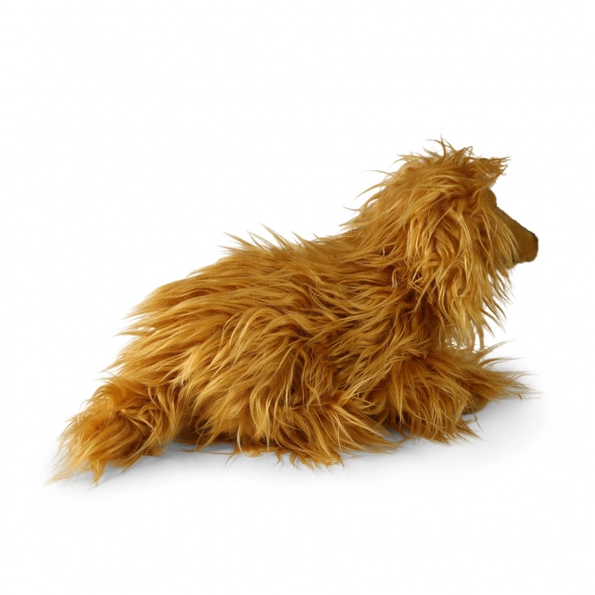 Lévrier afghan en peluche 32 cm pour les passionnés écologiques