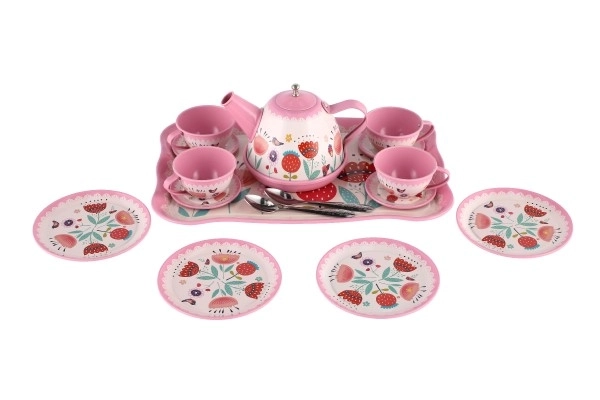 Set de vaisselle pour enfants dans une valise