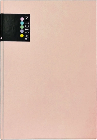 Carnet d’enregistrement A5 Pastelini abricot, pelliculage mat