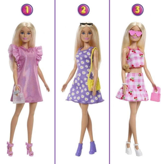 Barbie Garde-robe de rêve en couleurs pastel avec poupée