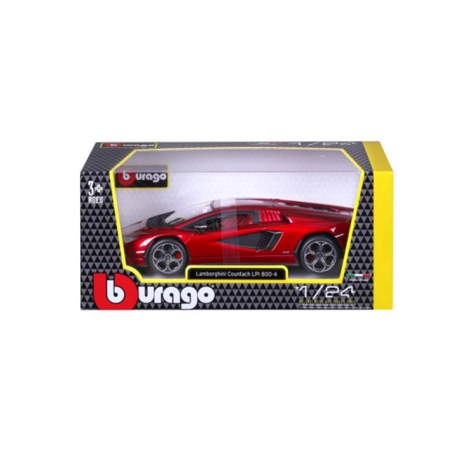 Bburago 1:24 Plus - Lamborghini Countach LPI 800-4 - Rouge