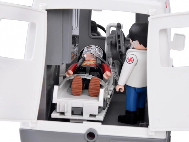 Figurines interactives civières ambulance son lumineux ZA5456